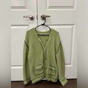 TheOpen Product (Open YY) green cardigan